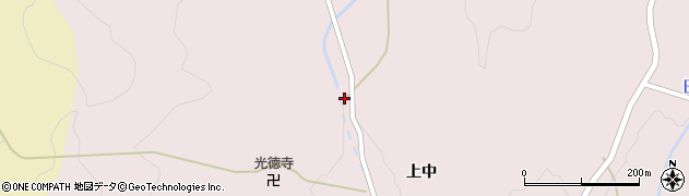 福島県喜多方市岩月町入田付甘蕨道上1193周辺の地図
