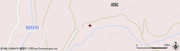 福島県喜多方市岩月町入田付沼尻前周辺の地図