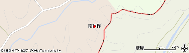 福島県伊達市月舘町上手渡（南ケ作）周辺の地図