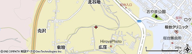 福島県福島市清水町広窪58周辺の地図