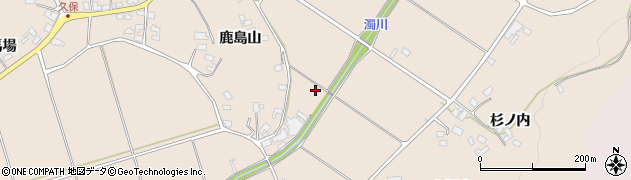 福島県福島市小田日請内前周辺の地図