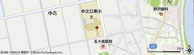 新潟県新潟市西蒲区小吉周辺の地図