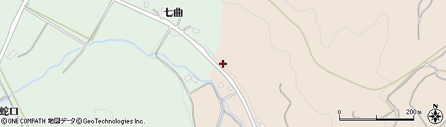 福島県福島市小田天沼周辺の地図