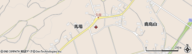 福島県福島市小田久保前周辺の地図