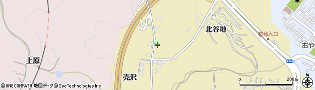 福島県福島市清水町北谷地1周辺の地図