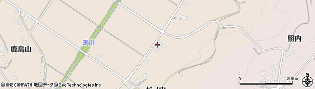 福島県福島市小田（程平角）周辺の地図