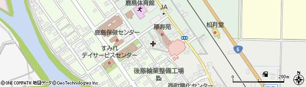 福島県南相馬市鹿島区横手（八郎内）周辺の地図