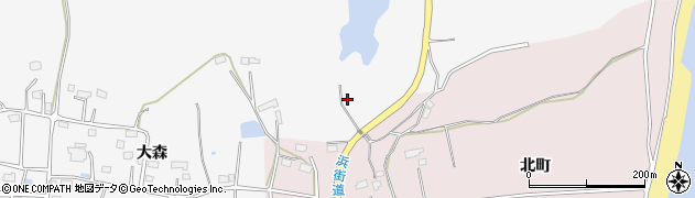 福島県南相馬市鹿島区北海老（前堤）周辺の地図