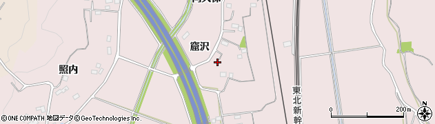 福島県福島市平石窟沢18周辺の地図
