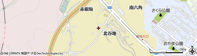 福島県福島市清水町北谷地32周辺の地図