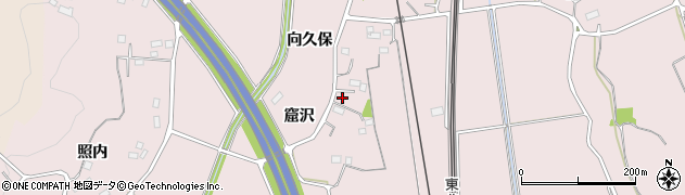 福島県福島市平石向久保36周辺の地図