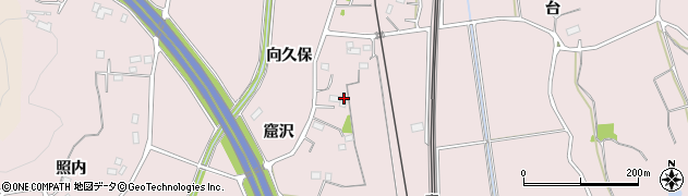 福島県福島市平石向久保35周辺の地図