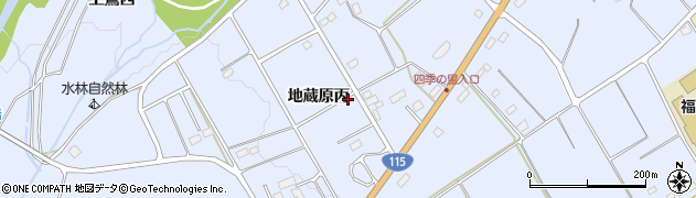 福島県福島市荒井地蔵原丙周辺の地図