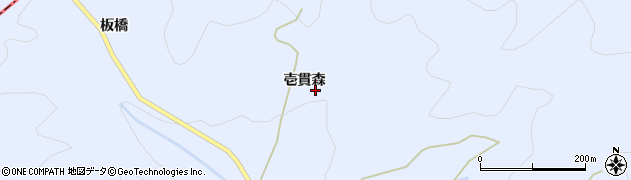 福島県川俣町（伊達郡）秋山（壱貫森）周辺の地図