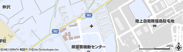 福島県福島市荒井（下笊森）周辺の地図