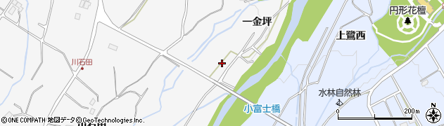 福島県福島市佐原一金坪周辺の地図