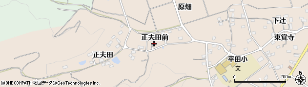 福島県福島市小田（正夫田前）周辺の地図