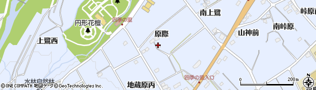 福島県福島市荒井原際周辺の地図