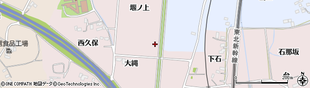 福島県福島市平石堰ノ上周辺の地図
