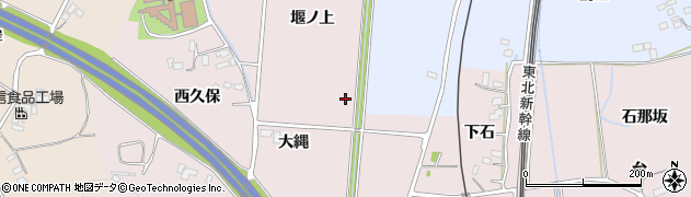 福島県福島市平石（堰ノ上）周辺の地図