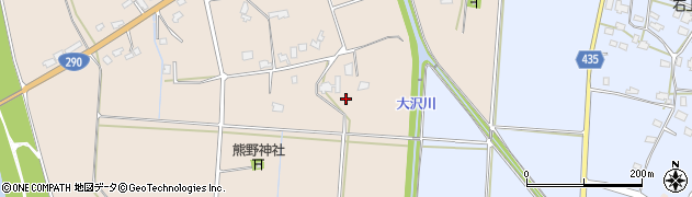 新潟県五泉市中川新3555周辺の地図