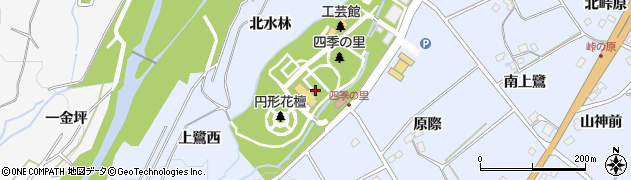福島県福島市荒井（川石田）周辺の地図