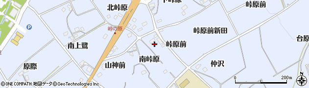 福島県福島市荒井（南峠原）周辺の地図