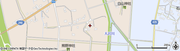 新潟県五泉市中川新3524周辺の地図
