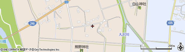 新潟県五泉市中川新3600周辺の地図