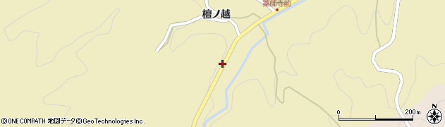 福島県伊達市月舘町糠田屋敷周辺の地図