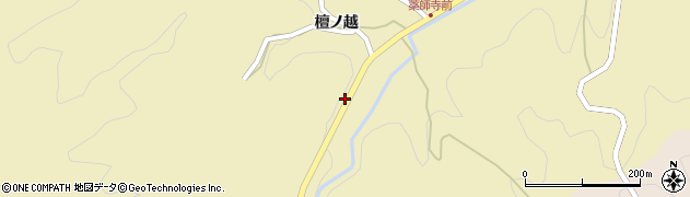 福島県伊達市月舘町糠田（屋敷）周辺の地図