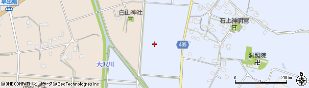 新潟県五泉市菅出周辺の地図