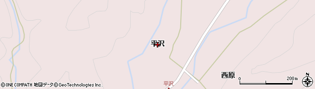 福島県喜多方市岩月町入田付（平沢）周辺の地図