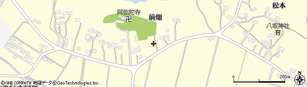 福島県南相馬市鹿島区南屋形（前畑）周辺の地図