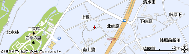福島県福島市荒井上鷺周辺の地図