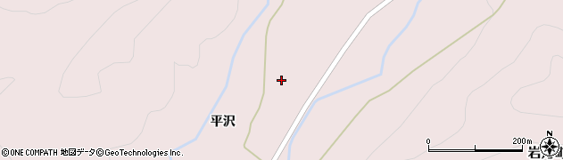 福島県喜多方市岩月町入田付小坂周辺の地図