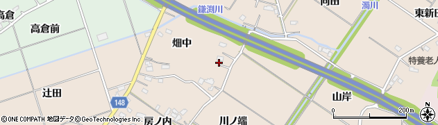 福島県福島市小田川ノ端周辺の地図