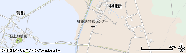 新潟県五泉市中川新1434周辺の地図