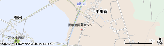新潟県五泉市中川新1427周辺の地図