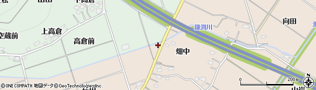 福島県福島市小田（辻田）周辺の地図