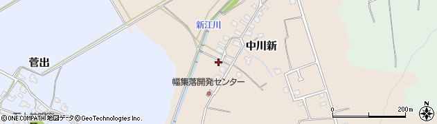 新潟県五泉市中川新1428周辺の地図