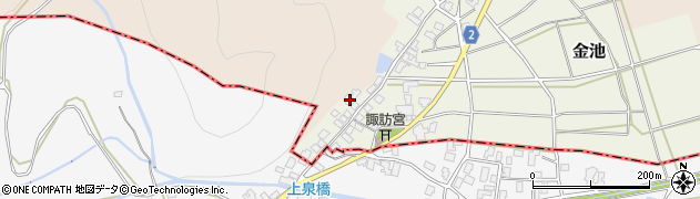 新潟県新潟市西蒲区石瀬40周辺の地図