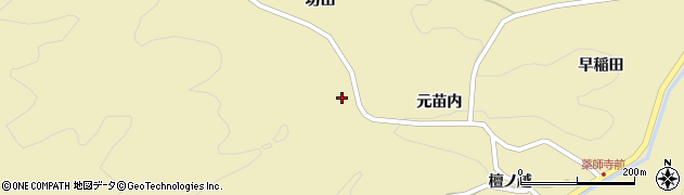 福島県伊達市月舘町糠田山ノ神10周辺の地図