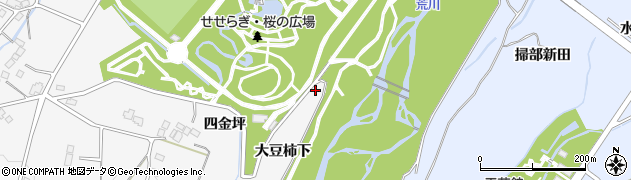 福島県福島市佐原（大豆柿下）周辺の地図