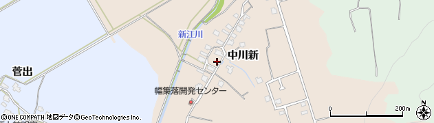 新潟県五泉市中川新1217周辺の地図