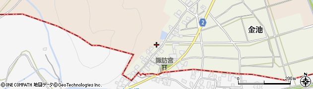 新潟県新潟市西蒲区石瀬38周辺の地図