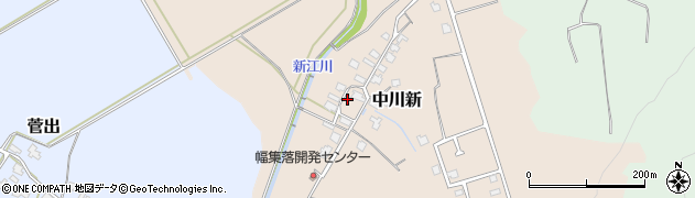 新潟県五泉市中川新1218周辺の地図