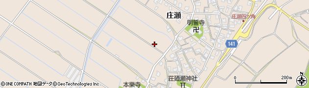 新潟県新潟市南区庄瀬周辺の地図