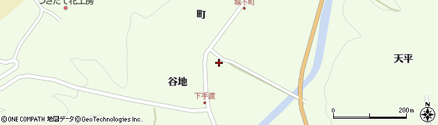 福島県伊達市月舘町下手渡町3周辺の地図