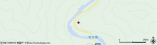 福島県西会津町（耶麻郡）奥川大字飯根（牧元）周辺の地図